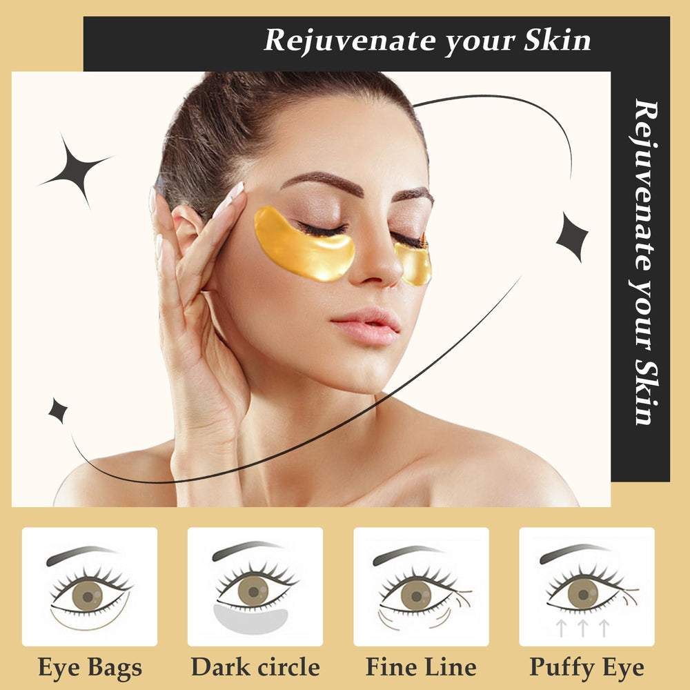 Adofect close-up of a single under eye patch demonstrating gel clarity