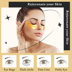 Adofect close-up of a single under eye patch demonstrating gel clarity