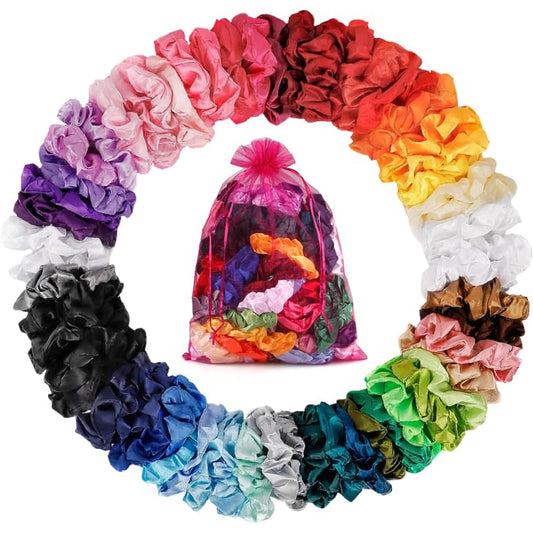 ADRIONE front packaging showing 60-piece scrunchie set and neat presentation