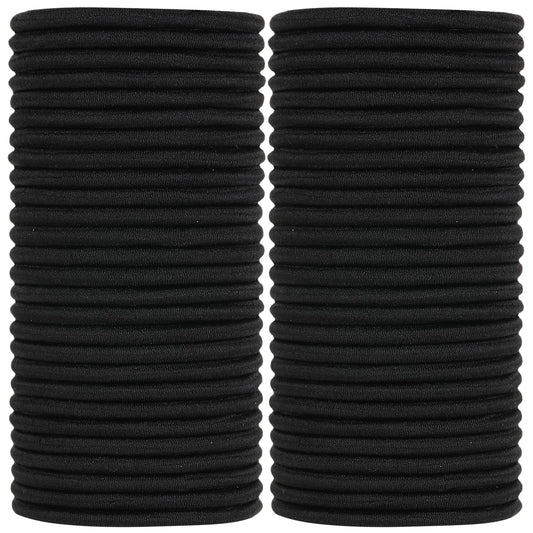 ADRIONE front packaging showing 280 black elastic hair ties and clear benefit