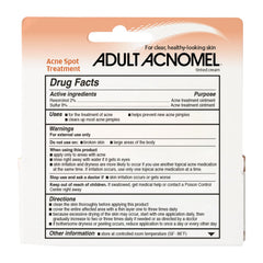 Adult Acnomel on bathroom counter suggesting daily skincare routine benefit