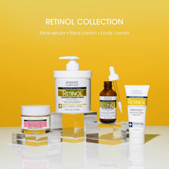 Advanced Clinicals before after skin texture comparison showing visible smoothing benefit