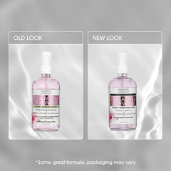 Advanced Clinicals spritz over finished makeup showing dewy refresh and setting benefit