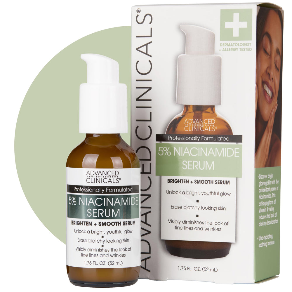 Advanced Clinicals front bottle showing product packaging and size benefit