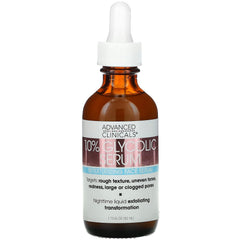 Advanced Clinicals front bottle showing label and 1.75 fl oz size, promotes clear routine
