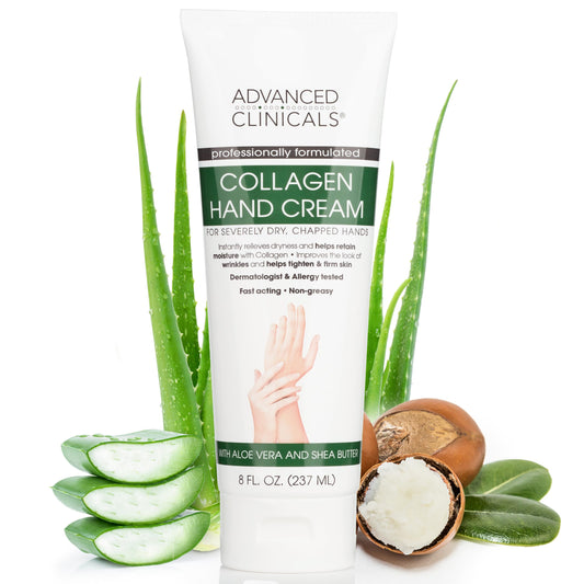 Advanced Clinicals front bottle showing clean design and soothing moisturizer