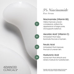 Advanced Clinicals ingredient list label view showing transparency and trust