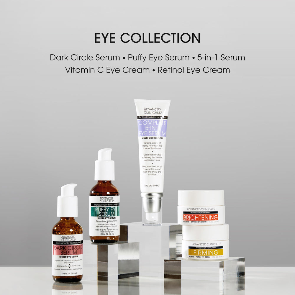 Advanced Clinicals boxed packaging arranged to show professional branding and shelf-ready design
