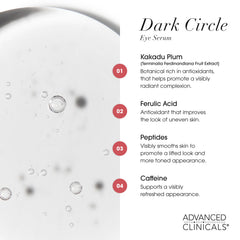 Advanced Clinicals ingredient visual with Kakadu plum highlighting brightening benefit