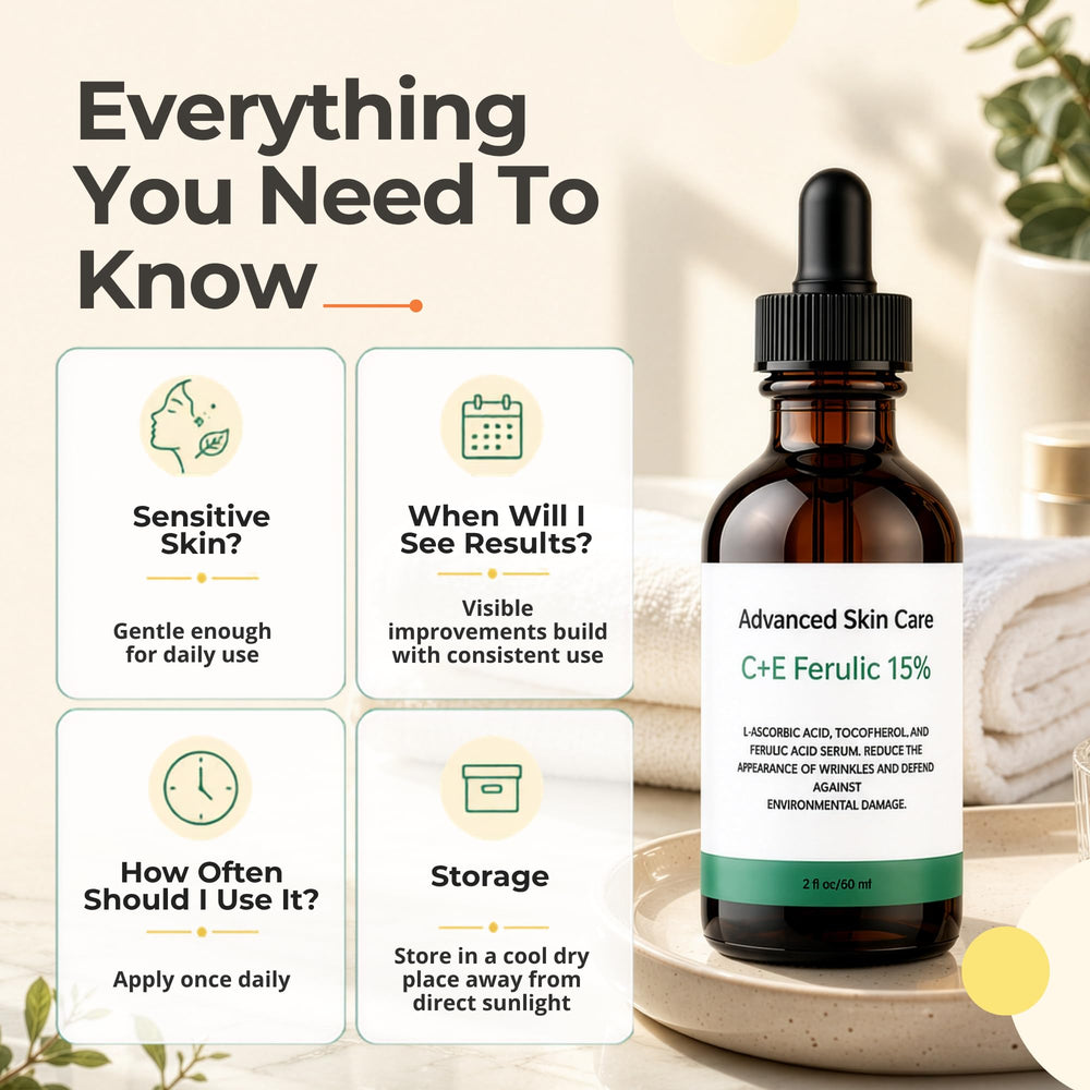 Advanced Skin Care applying serum to face demonstrating easy layering under sunscreen