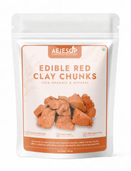 AEJESOP front packaging showing red clay chunks and product benefits