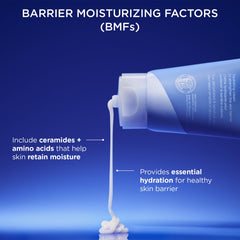 AESTURA pump dispense detail demonstrating hygienic application benefit