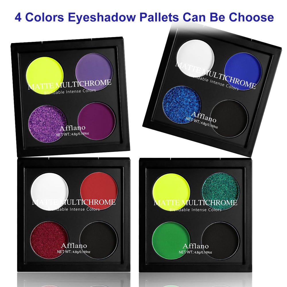 Afflano brush applying shadow to eyelid showing even coverage and easy blending