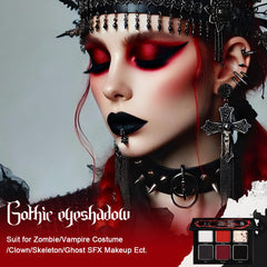 Afflano finished smoky red eye look demonstrating dramatic depth and photo-ready result