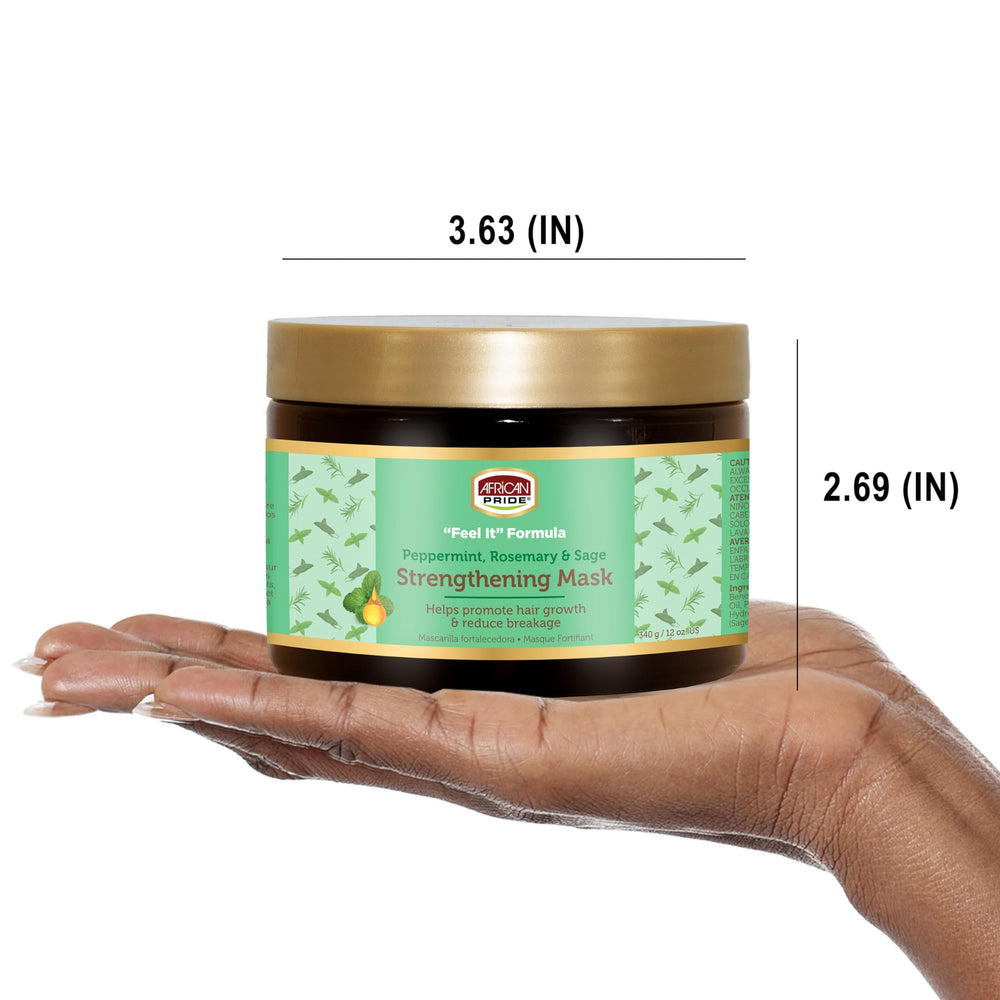 African Pride used in hot-oil treatment to hydrate and soften hair