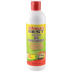 Africa's Best front bottle view showing 12 oz label and green packaging for easy identification