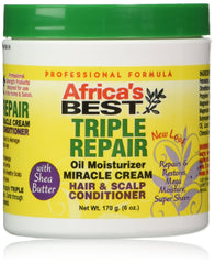 Africa's Best front packaging showing 6 oz bottle and label benefits