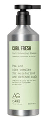 AG Care Curl Fresh Shampoo front bottle showing label and benefits