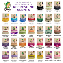 Age of Sage gift wrapped box in lifestyle scene conveying ready‑to‑give presentation benefit