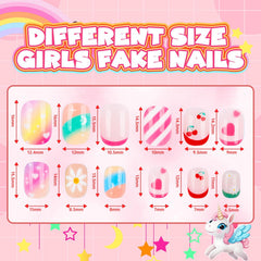 AGGKKY size layout showing varied tips and sizes for a precise fingertip fit