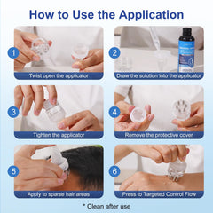 AGIKENB applied to beard area promoting fuller-looking facial hair