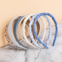 Agirlvct seven headbands flatlay demonstrating style variety and value