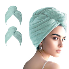 AGKXHDEC light-green towel front view shows compact design and quick-drying benefit