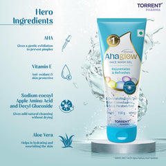 AHAGLOW foamy lather demonstration showing effective cleansing without residue