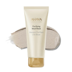 AHAVA Dead Sea mud mask front tube showing compact travel size and hydration benefit