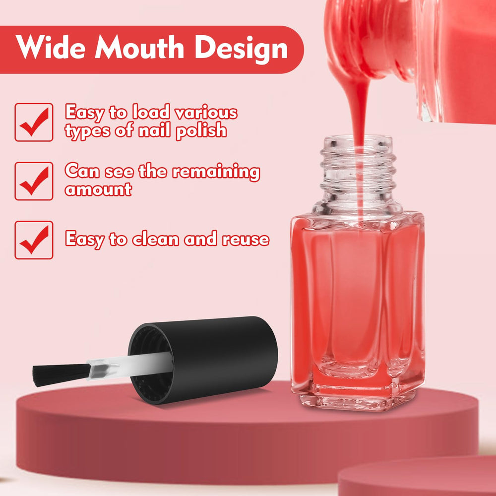 AHIER bottle in hand to show 5ml scale and convenient travel-friendly size