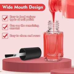 AHIER bottle in hand to show 5ml scale and convenient travel-friendly size