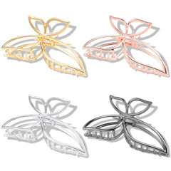 AHONEY clips worn in a half-up hairstyle demonstrating stylish hold benefit