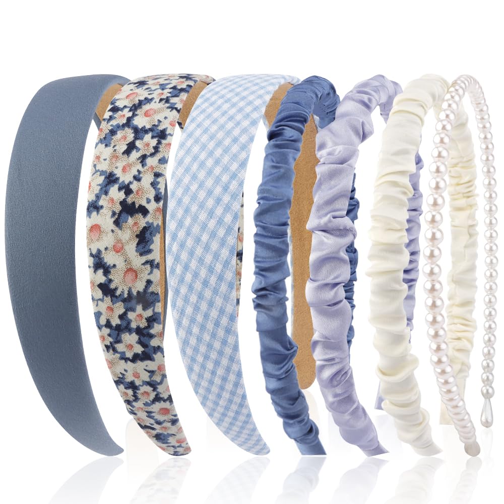 AHONEY close knit texture of headband fabric highlighting soft non-slip grip