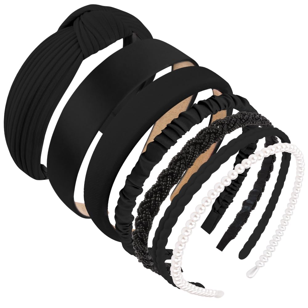 AHONEY headbands worn by woman demonstrating secure non-slip hold