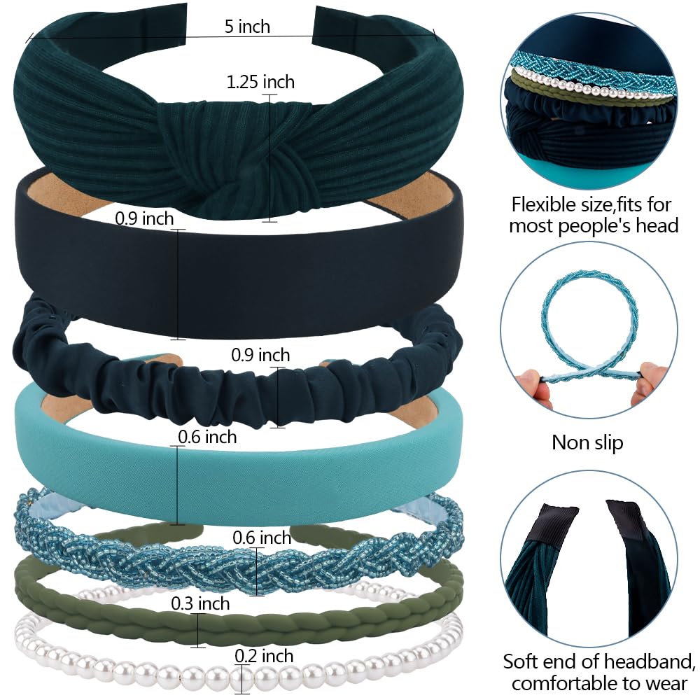 AHONEY knotted and pearl-headband detail showing stylish embellishment benefit