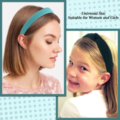 AHONEY model wearing mixed headband styles showing versatile everyday looks