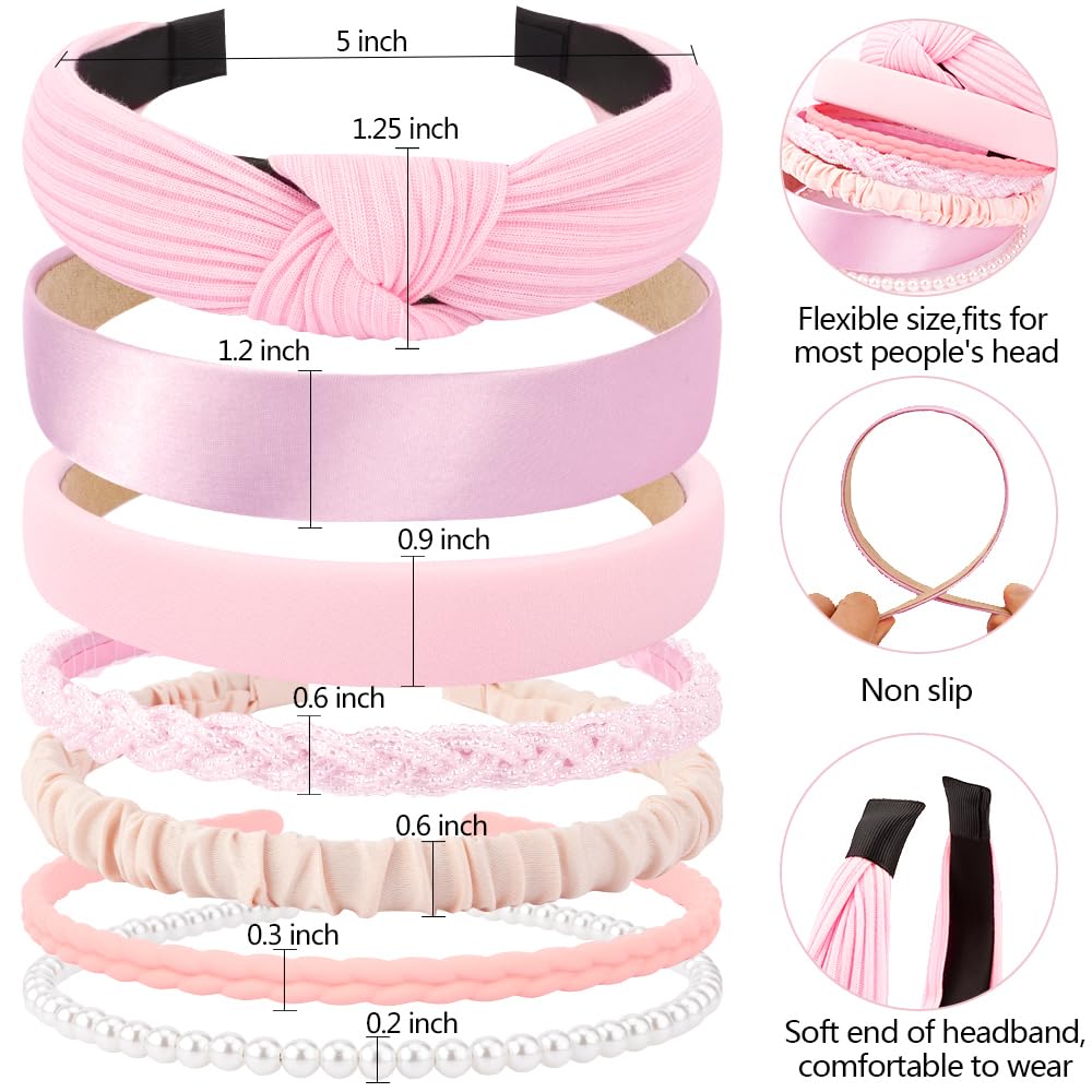 AHONEY pearl-embellished headband detail adding elegant sparkle