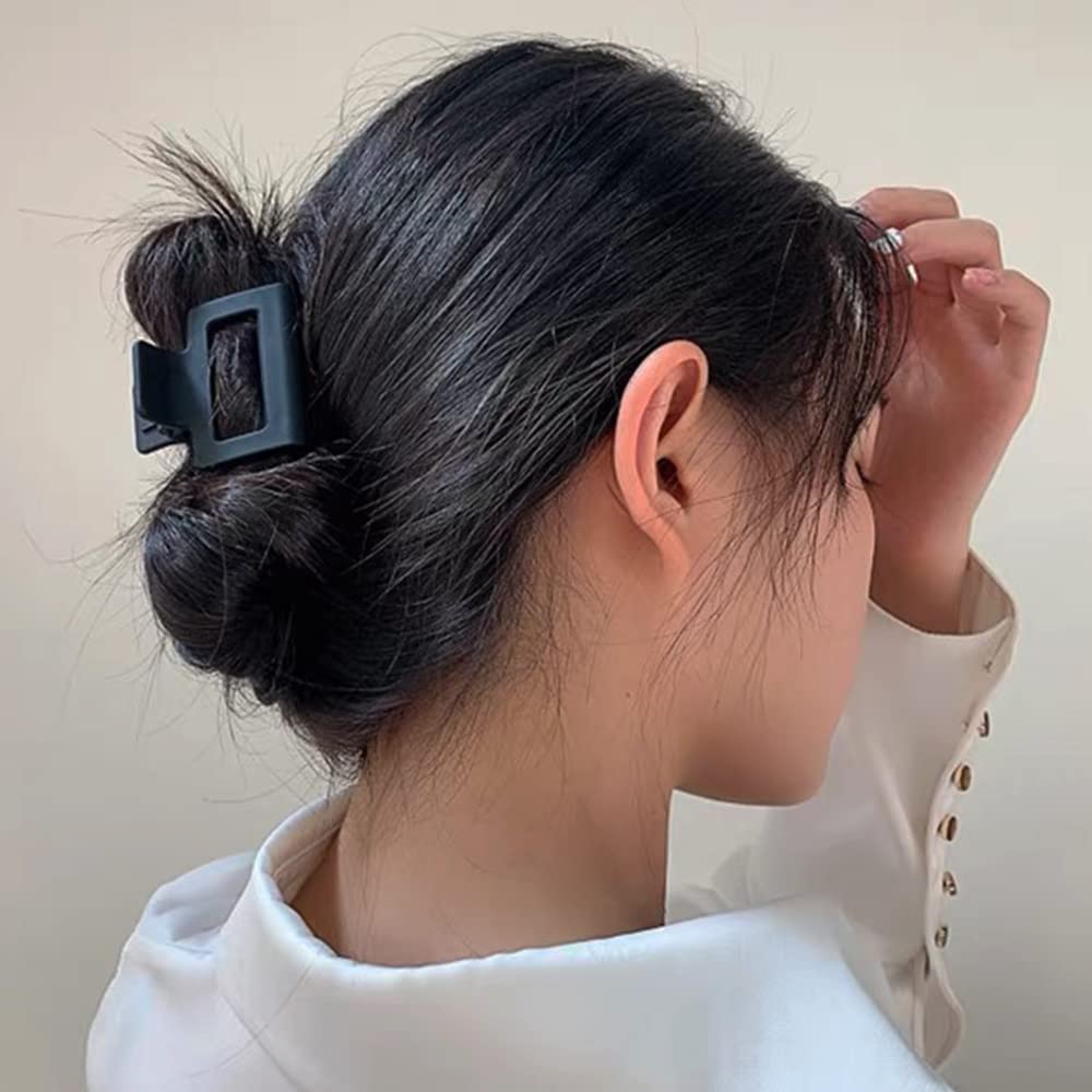 AHONEY clip used in half-up hairstyle showing neat hold and polished look
