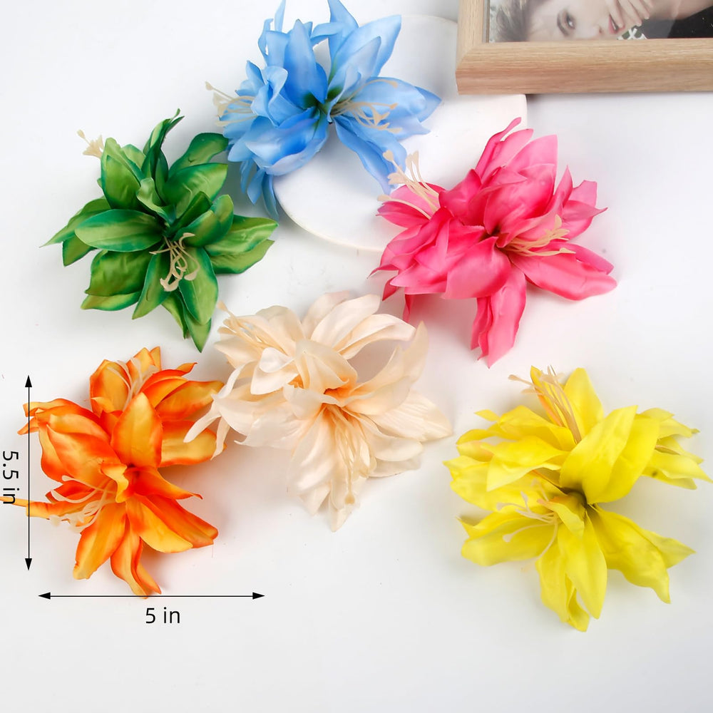 AIBFRID bridal boho lifestyle shot showing floral clip enhancing a wedding or event look