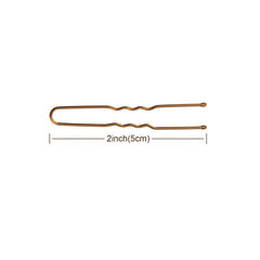 AIEX close-up of metal hairpin texture showing durable construction and smooth finish