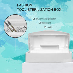 Aifeiter box with tweezers and clippers soaking to ensure instrument disinfection