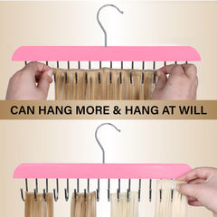 AIHOPESTO hanger held in hand to show compact size and travel convenience