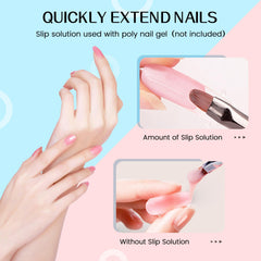 AIJIMEI nail clips and 20 cotton pads laid out for faster salon workflow and cleanup