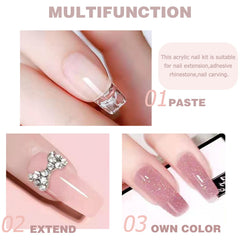 AIJIMEI nail forms and file arrangement for easy extensions