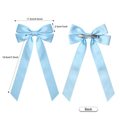Aileam bow on ponytail demonstrating polished look and fast styling