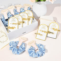 Aileam printed card detail with "To have and to hold your hair back" keepsake