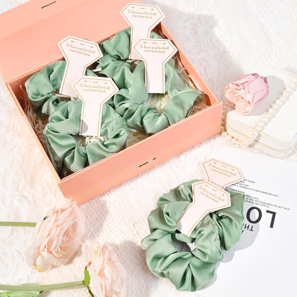 Aileam bridal shower scene with sets styled as elegant bridesmaid gifts