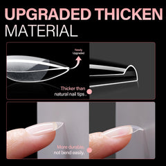 AILLSA close-up of thickened front edge, improved strength and reduced breakage