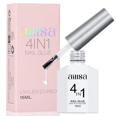 AILLSA front packaging 15ml bottle showing clear multipurpose nail gel benefits