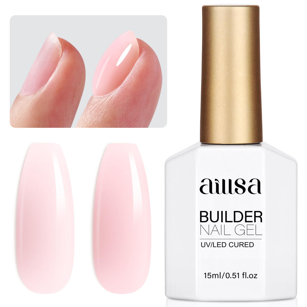 AILLSA front packaging showing milky pink 0.51oz bottle and label, clear identification benefit